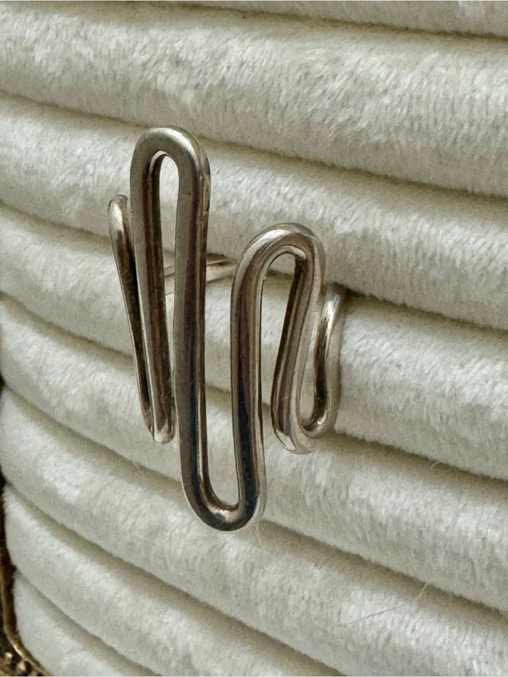 Mexican Sterling Silver Statement Ring | Size 4 | $75